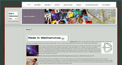 Desktop Screenshot of madeinwalthamstow.com